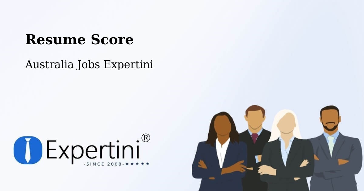 Resume Score - Australia Jobs Expertini